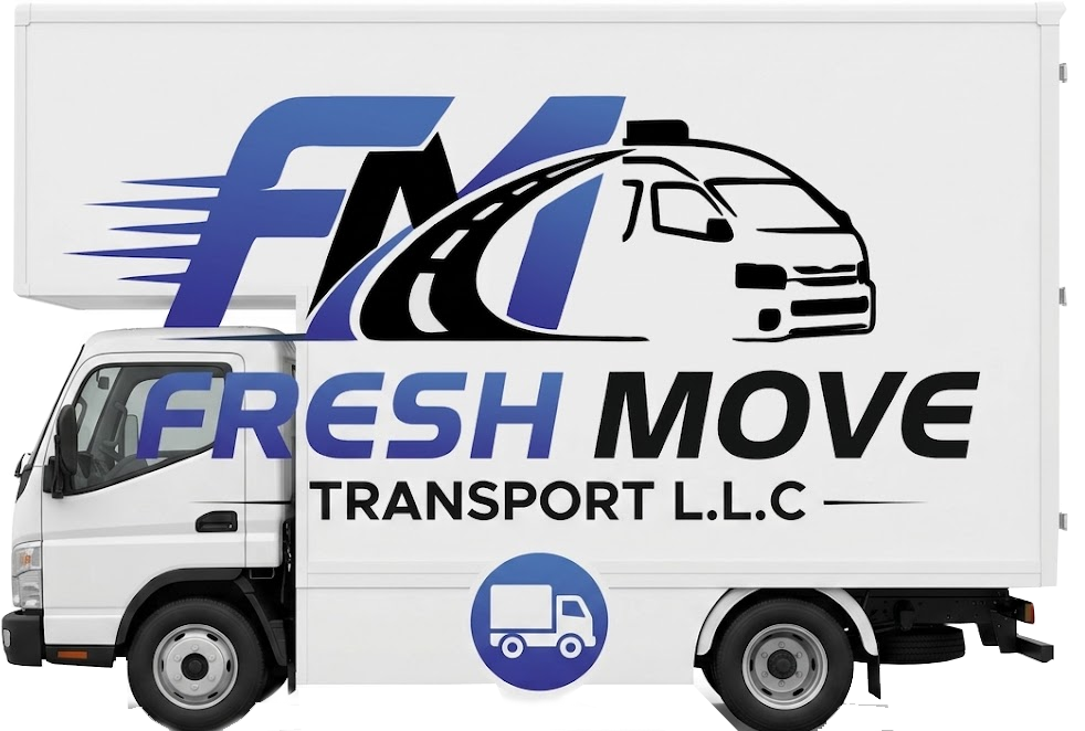Fresh Move Transport refrigerated van and truck fleet in Dubai
